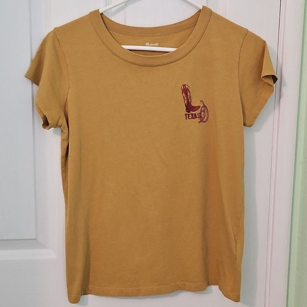 Madewell Texas Graphic Women's T-Shirt Small Cowgirl Western